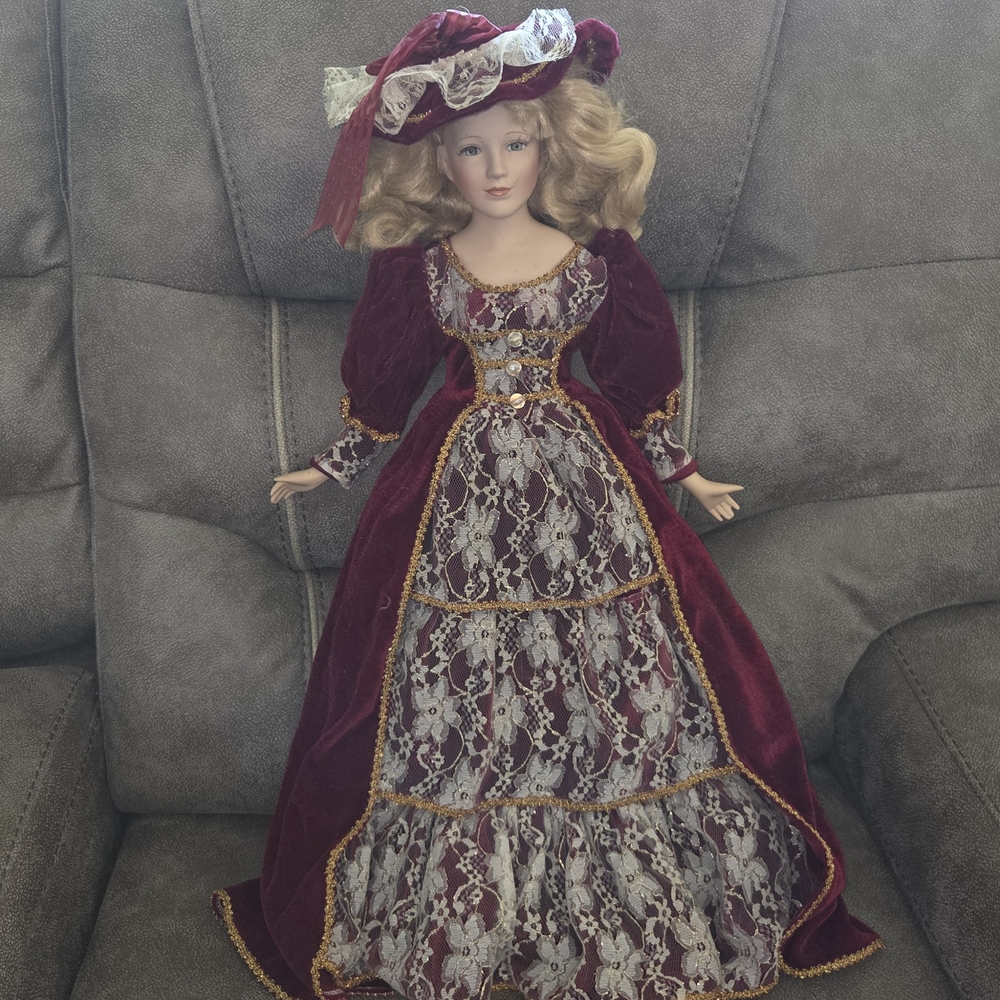 Ashley Belle Collectable Porcelian Doll